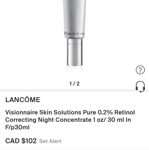 Lancome Visionnaire 0.2% Retinol Correcting Night Concentrate. NIB. - Picture 2 of 7